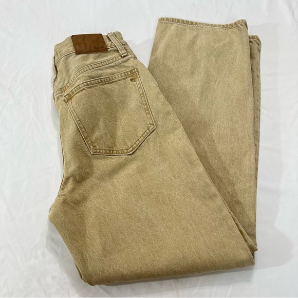 Madewell The Perfect Vintage Wide Leg Jeans Size 27 Tan High Rise Wide Leg Denim - Picture 14 of 14